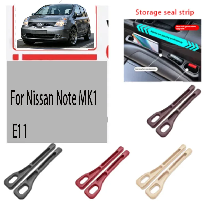 

For Nissan Note MK1 E11 Car Seat Gap Filler Side Seam Plug Strip Leak-proof Filling Strip Car seat gap storage box