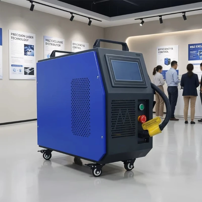 New  Pulse Laser Cleaner 200W 300W Portable Handheld Oil Rust Paint Removal Metal Wood Surface Cleaning