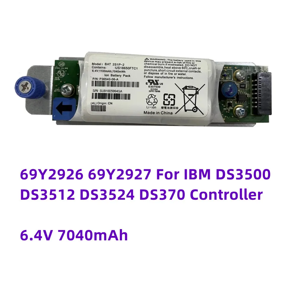 Nova bateria 7.6v 7040mah 69y2926 69y2927 para ibm ds3512 ds3512 ds3524 ds370 controlador bateria de backup