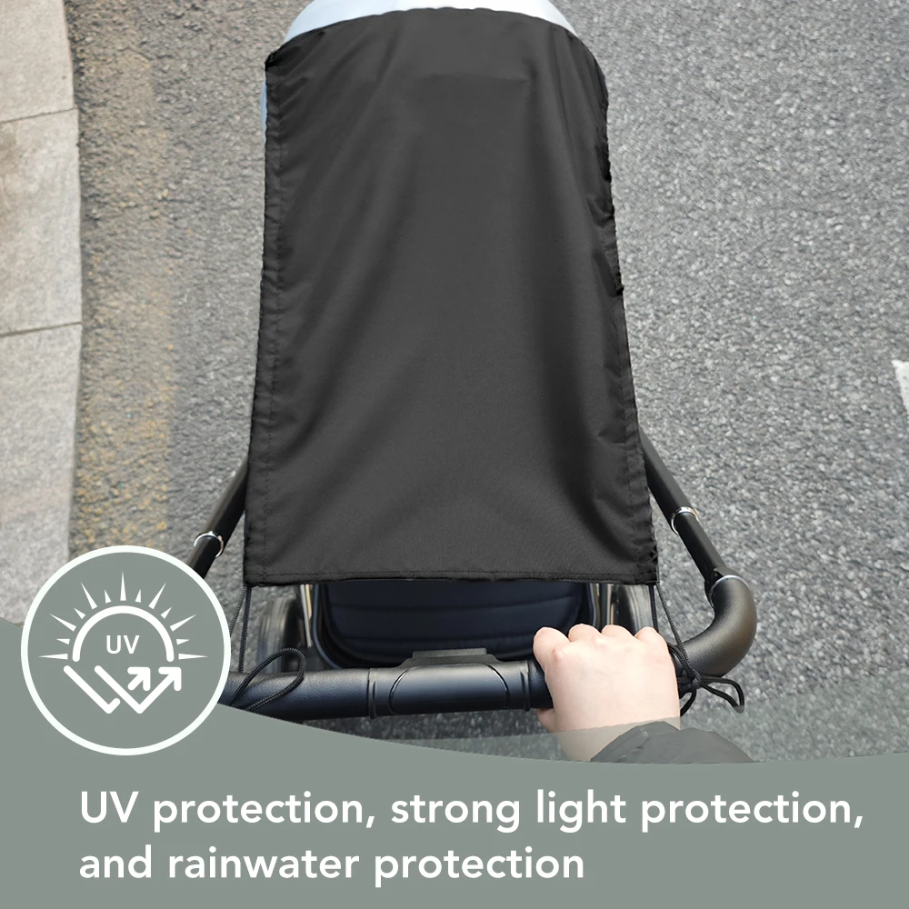 1pc Baby Stroller Sun Shade, Universal Fit Baby Strollers Shad for Sun Protection with Viewing Window Water Resistant Sunshade,
