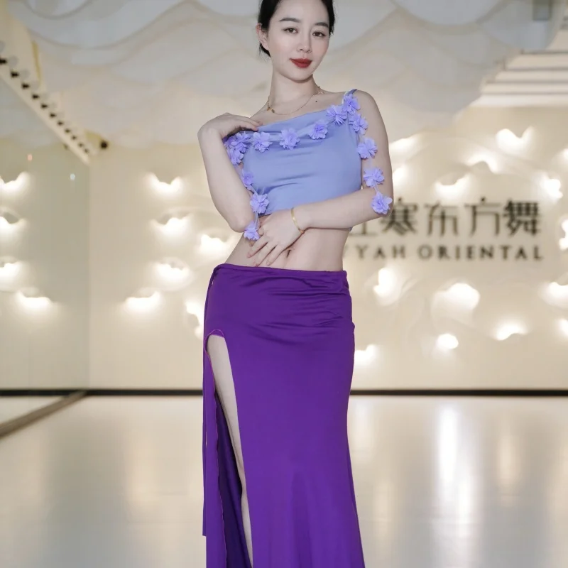 women's belly dance practice clothes sexy temperament performance set adult oriental dance professional training clothing