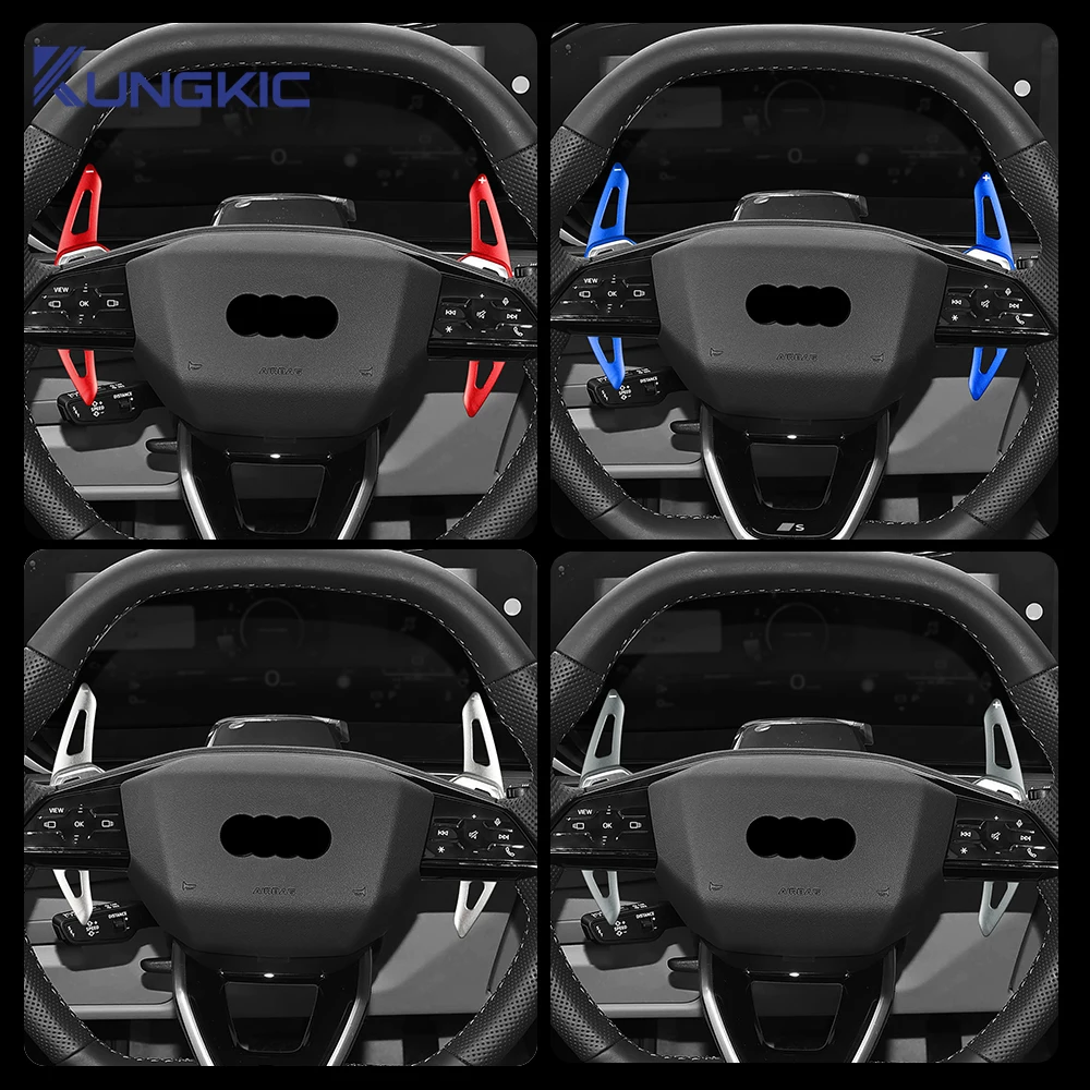 For Audi A5L A6L/Q6L e-tron 2026,A6L e-tron 2025,Q4 e-tron/Q5 e-tron 22-24,S6 e-tron/SQ6 e-tron 24-25 Steering Wheel DSG Paddle