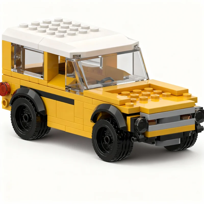 130pcs MOC Forded Bronco Original Alt City Model Building Blocks Toy Construction Creative DIY Christmas Gift Idea Education