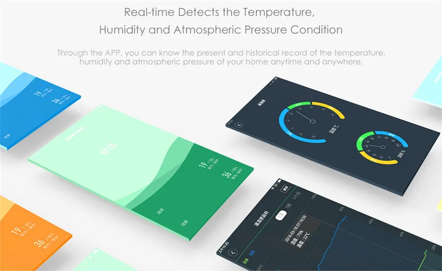 Versione globale sensore di temperatura Aqara sensore di umidità della pressione dell\'aria intelligente Zigbee Smart home per Xiaomi APP Mi home