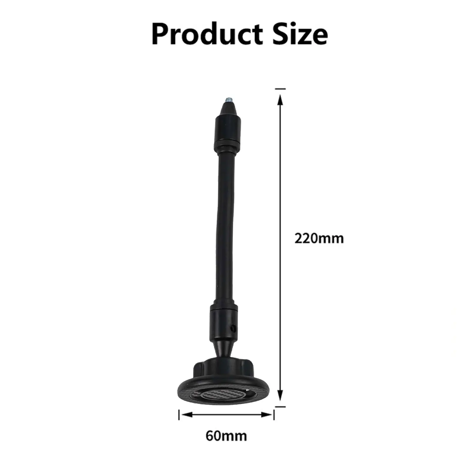 220*60mm Flexible Stand Adjustable Mount Gooseneck Stand Easy Attachment Portable Design Wear-Resistant Material