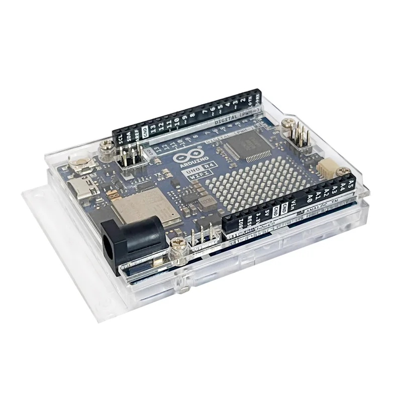 UNO R4 Case Top compatible with Arduino UNO R4 MINIMA / WIFI Transparent acrylic case