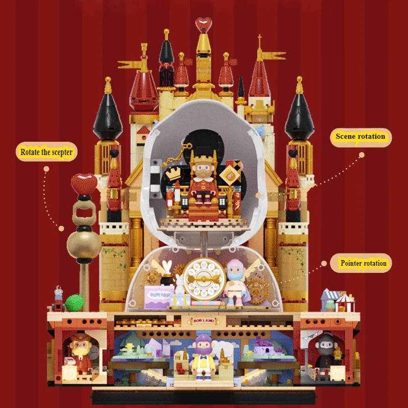 طبعة محدودة جديدة من أريكس يسعى يونيكورن فارمربوب كينغ كتلة كبيرة بنة التجمع نموذج الأطفال هدية لتقوم بها بنفسك ألعاب ألغاز