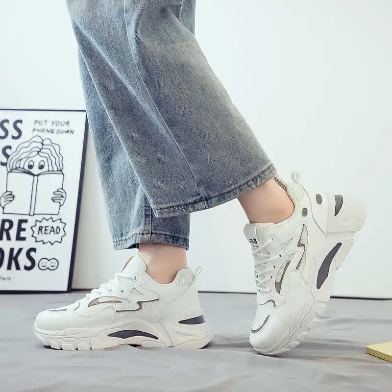 

Темно-синяя обувь. Женские ботинки на платформе. Размер 45. Женские кроссовки на высоком каблуке. Спортивные кроссовки Tenys. Популярные товары.