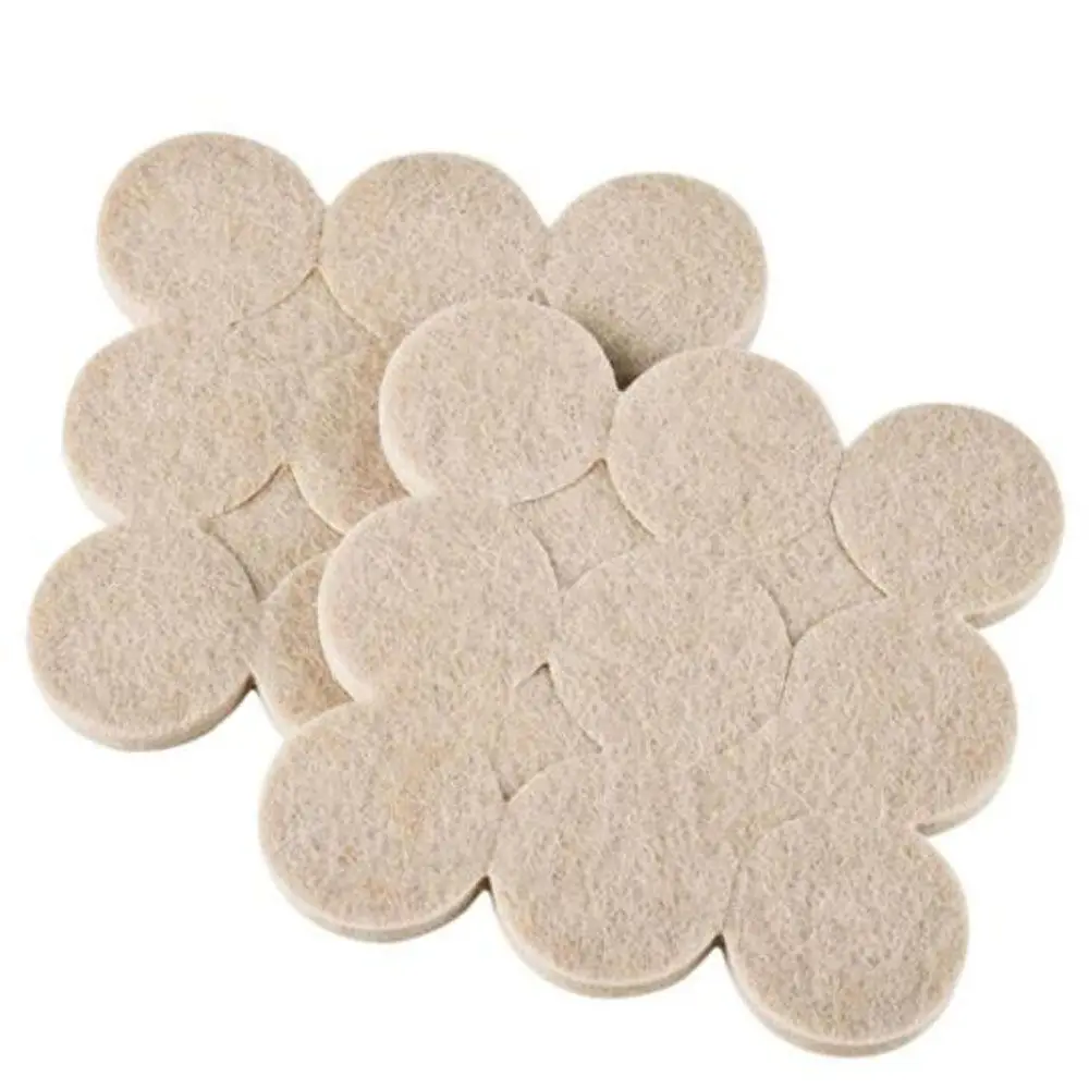 Round Top Quality Floor Self Adhesive Chair Pads Furniture Table Leg Feet Pads Floor Protect Pad Felt Pads Scratch Protector