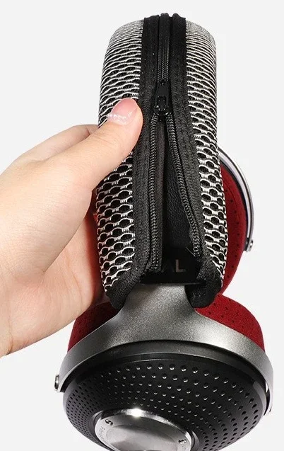 

Replacement Headband Cover Fits For Focal clear Headphones Mesh fabric zipper head beam protective cover