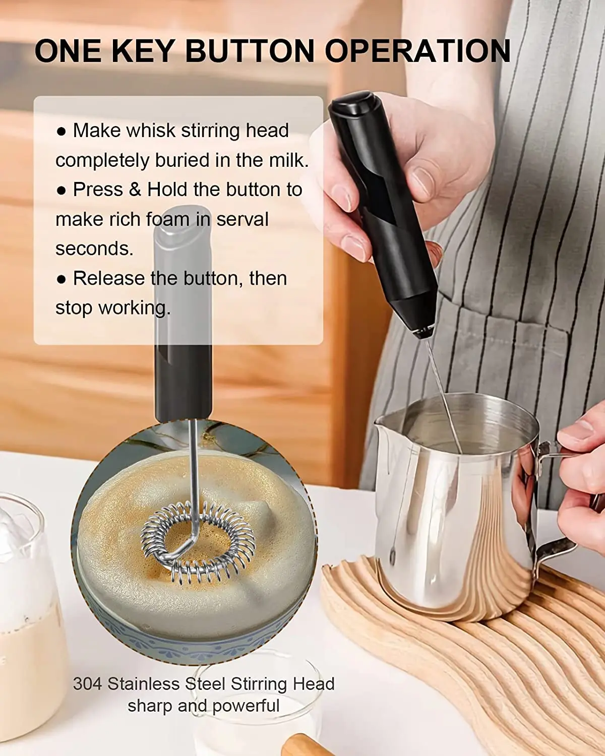 Handheld Coffee Mixer Household Electric Beater Foam Maker Mixer Cream Milk Frother Stirrer Egg Beater With Bracket Kitchen Tool