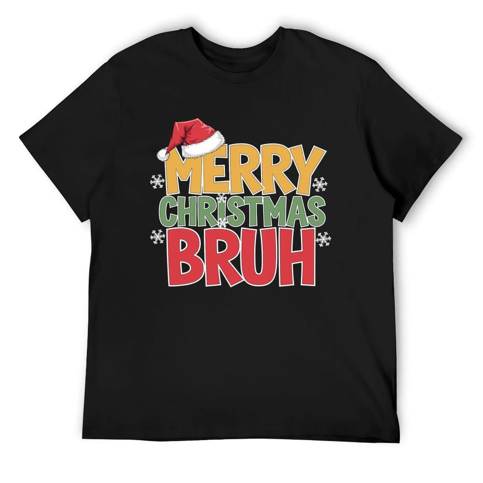 

Merry Christmas Bruh For Him, For Her, Christmas Party Joke T-Shirt funny meme t-shirts funny costumes t shirts for men cotton