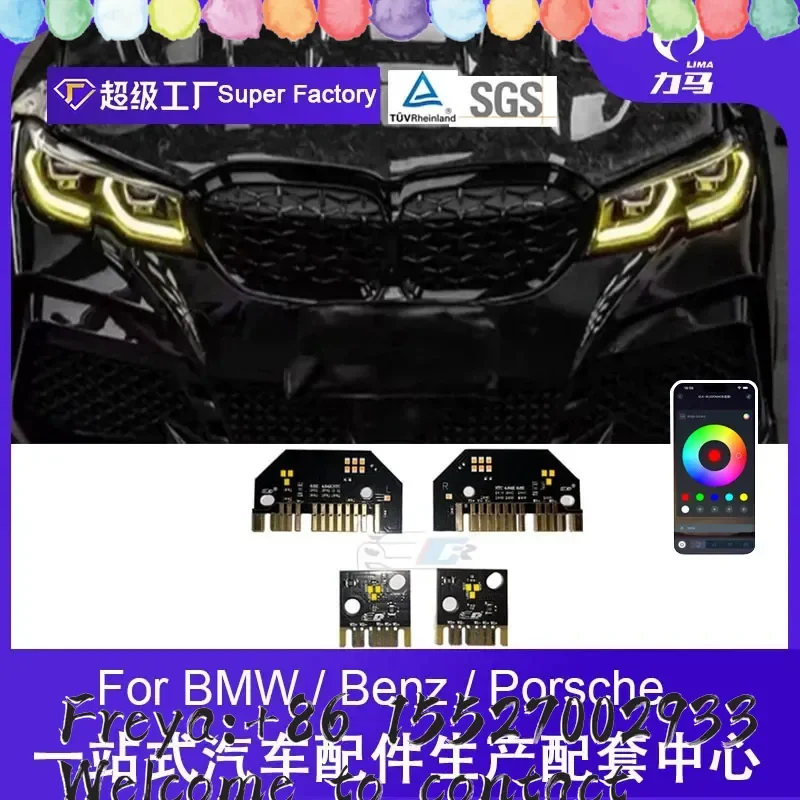 Applicable to 19-22 3 Series G20 G20 G28 Colorful Golden Eye RGB Two-Color Module DRL Daytime Running Light