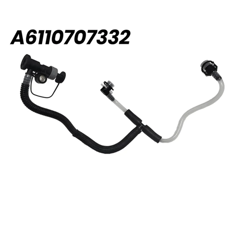 J1UL1N A6110707332 For BENZ W203 C-Class W209 CLK W210 W163 OM611 2.2 OM612 2.7 CDI Engine T Piece Fuel Pipe 6110707332