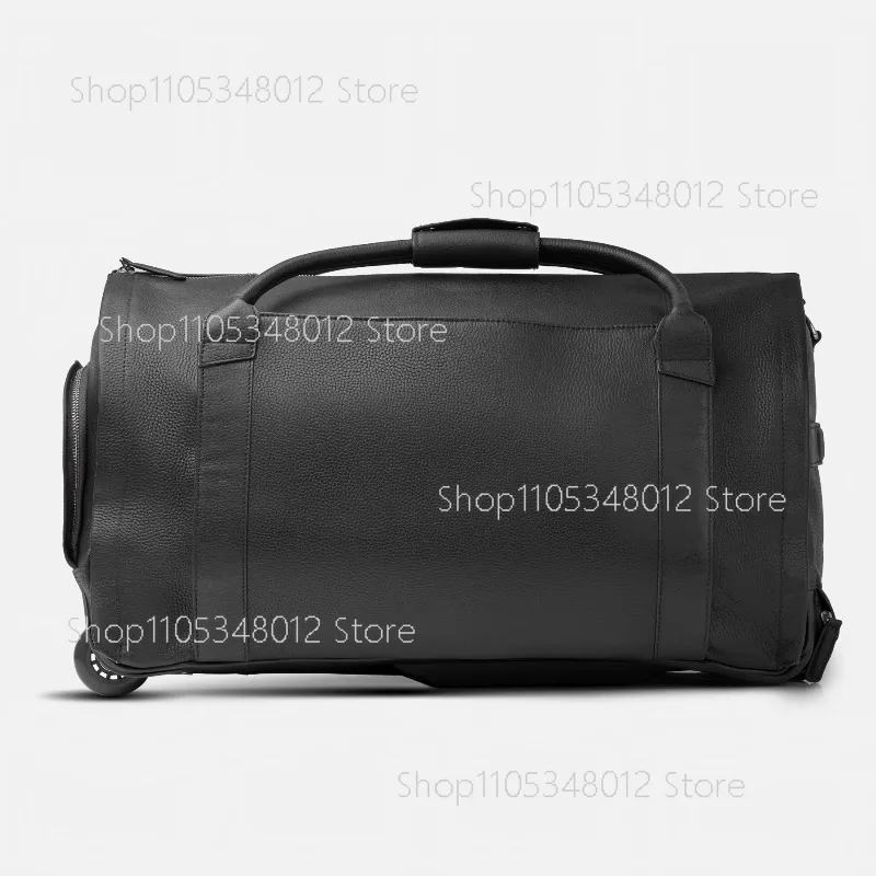 Trolley Case Suit With Wheels Buggy Bag Foldable Dry Wet Separation Multi-Purpose.