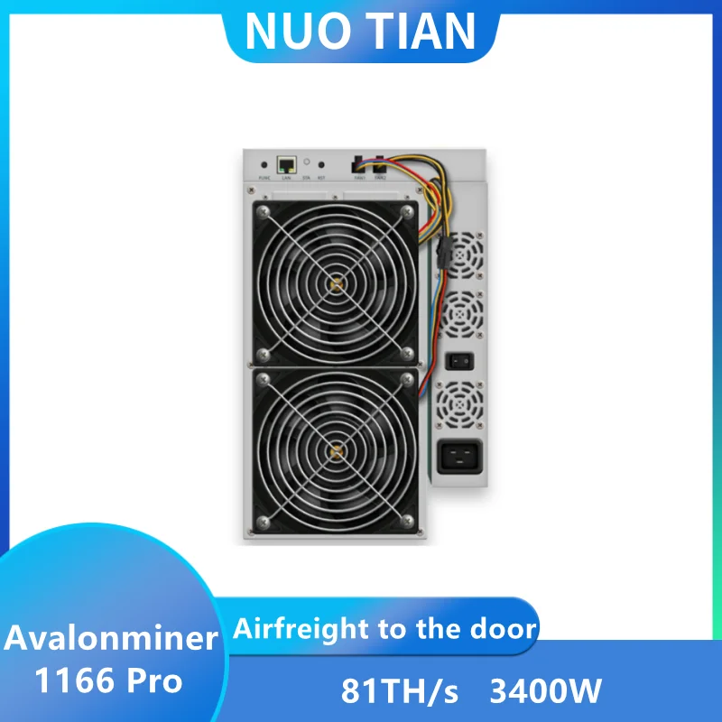 

Avalonminer 1166 pro 81T ± 10% 3400W asic miner с PSU BTC Майнер машина более экономичная, чем M20S M21S antminer S19 S17 T17