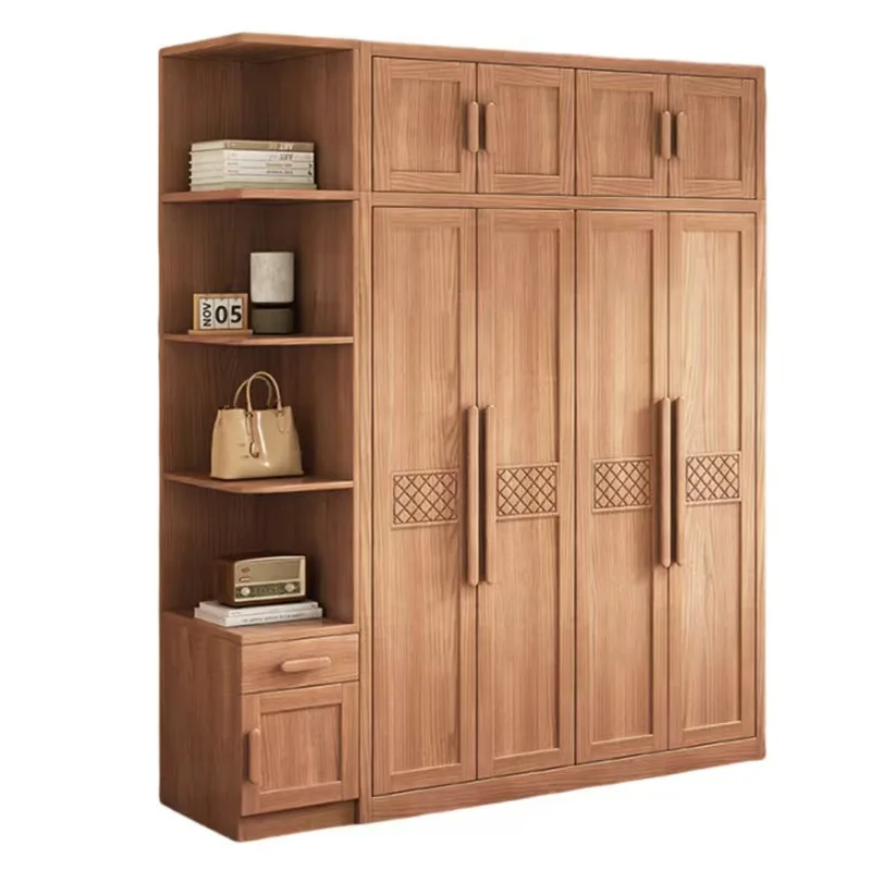 화이트 왁스, 원목, 가정용, 침실, 모던, 사이드 캐비닛, 수납, 미니멀리스트