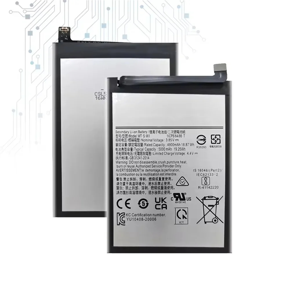 WT-S-W1 New Battery For Samsung Galaxy A04 / M04/ A04E SM-A135F/SM-A137F A14 5G SM-A146U A146B A146P Phone Batteria+ Tools