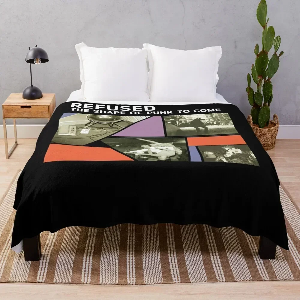 Refused The Shape of Punk to Come Throw Blanket Versatile Cozy Throw Blanket for All Occasions