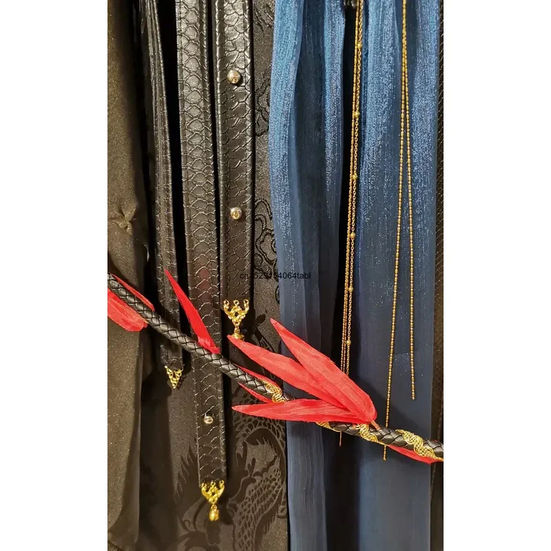 DY20Mo Ran Cosplay Erha et son maître de chat blanc Costume de Cosplay antique Moran BJBCOS taille personnalisée Halloween Han Fu25