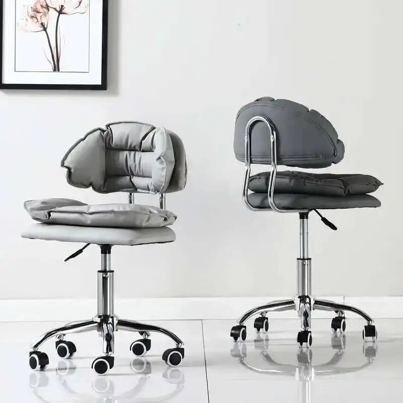 

Backrest Esthetician Reception Stool Desks Barber Chair Barber Chair Ergonomic Cadeiras Salon Equipment for Hair Stylist AA