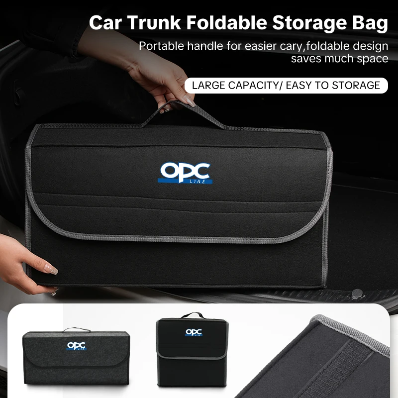 Car Trunk Storage Box Organizer Foldable Stowing Tidying Container Bag For OPEL OPC Line Astra H J K Zafira B Corsa D Insignia - view 4