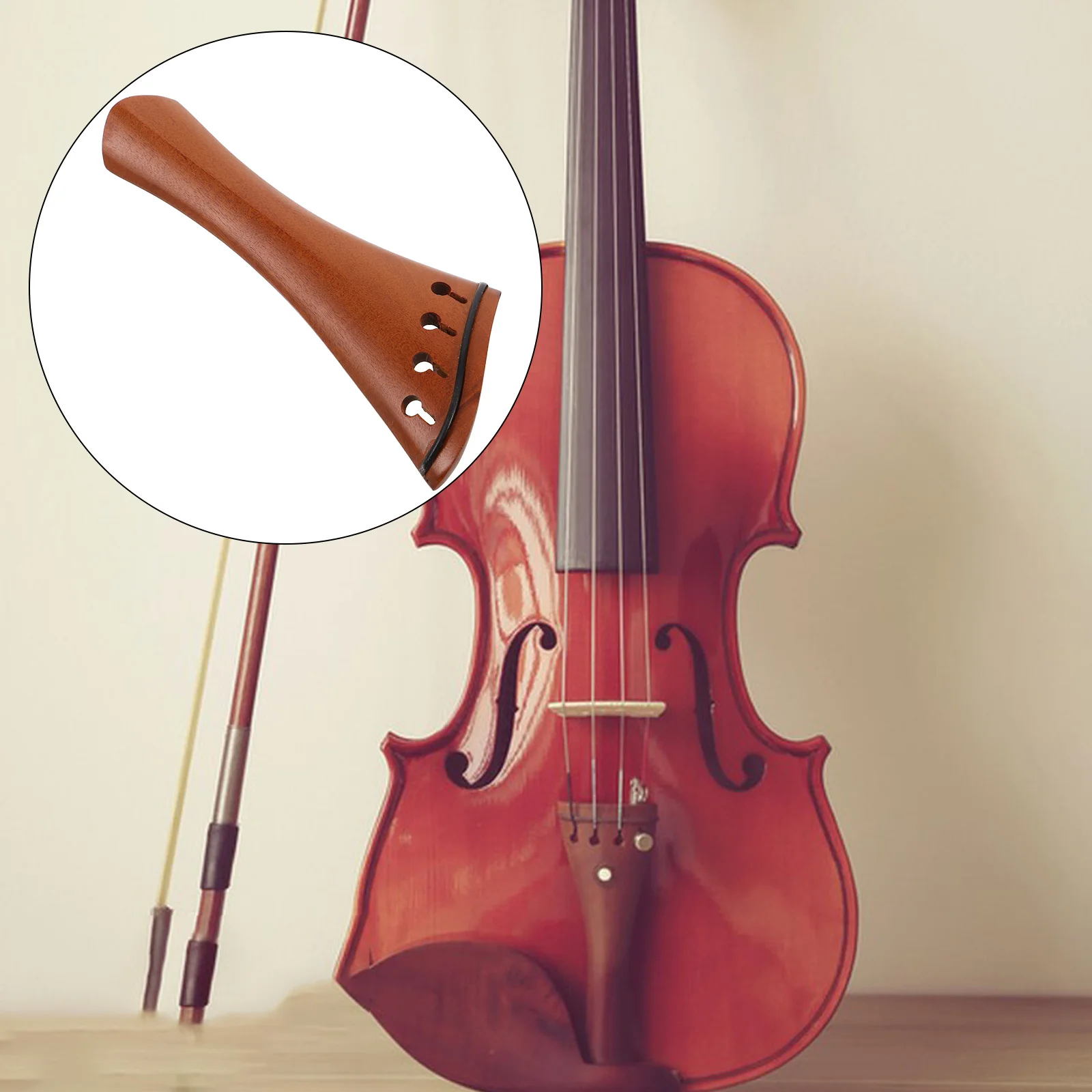 

Violin Accessories Jujube Wood Tailpiece Fingerboard String Adjuster Tuning Pegs Endpin Set Improve Performance