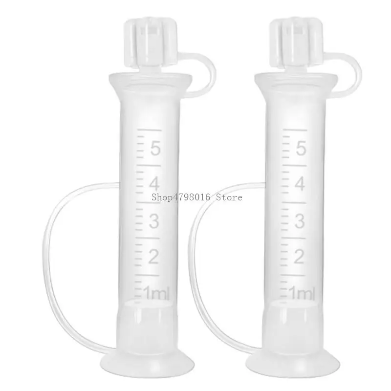 

5ml Colostrum Container Silicone Breastmilk Catcher Set Of 2