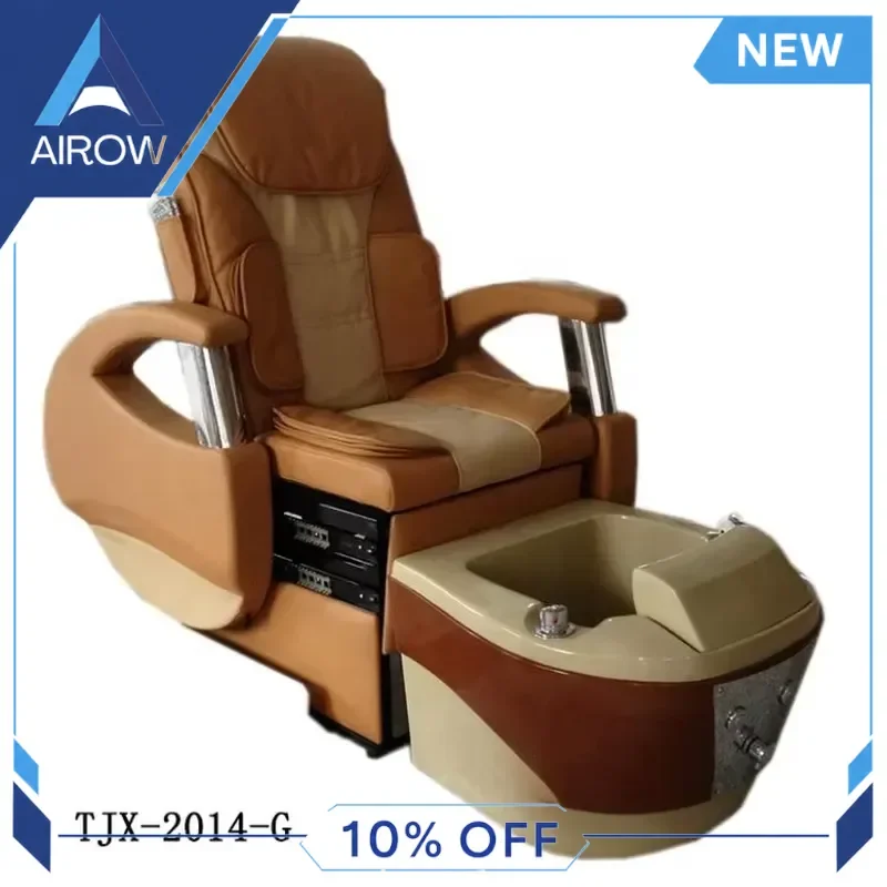 for Luxury Electric Pedicure Chair Spa Manicure Station Nail Salon Furniture TJX2014 Series Beauty Equipment for Technicians