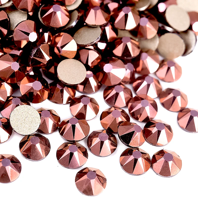 BOBOHOO 2088 Nicht-Heißfix Schwarze und Weiße Glasrhinestones Kristall Flachboden 8 Große 8 Kleine 16-Schliff Strass für Nägel, Kleidung, Schuhe, Taschen – Detail 14