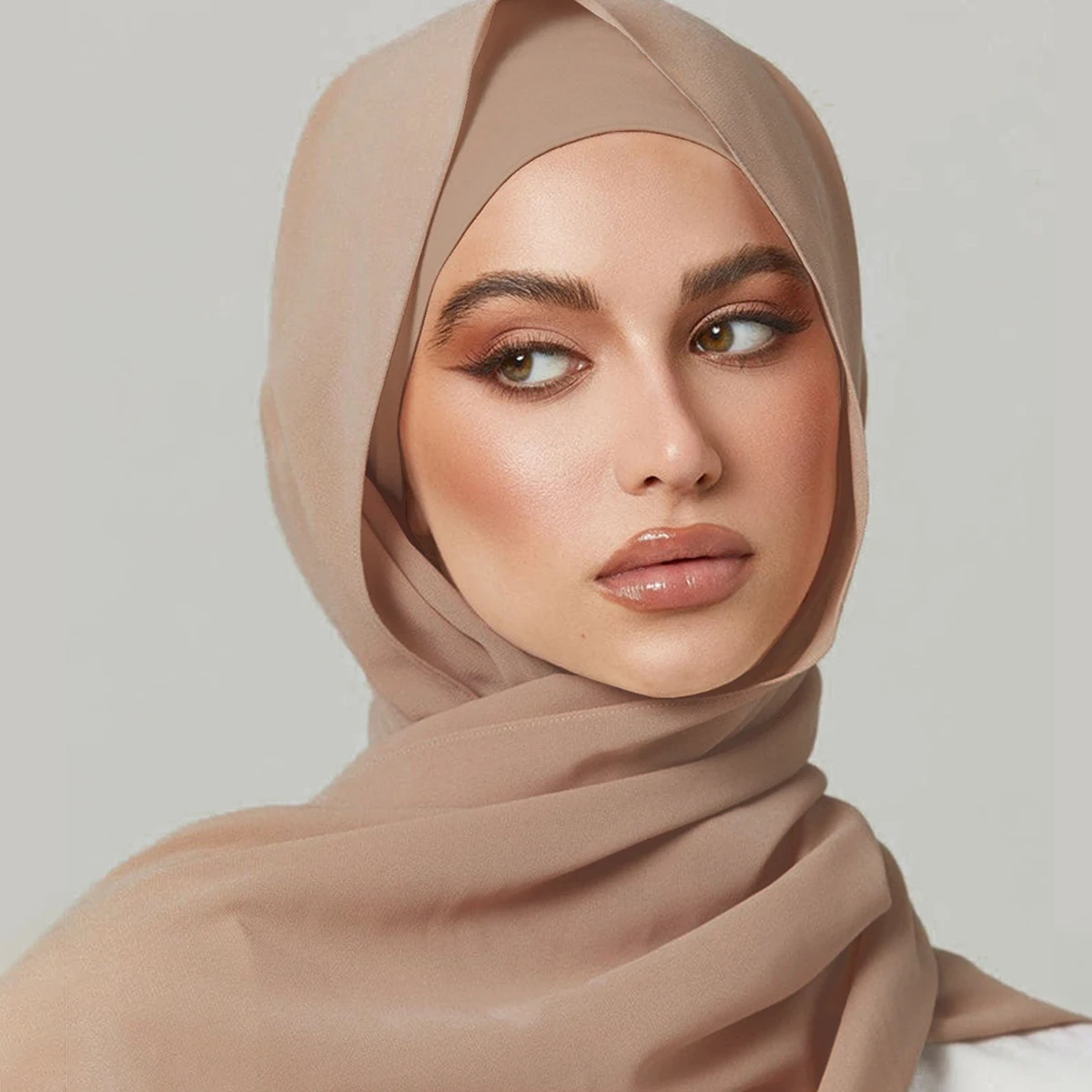 2 Stuks Hotsale Katoen Hijab Undercap Sjaal Vrouw Moslim Hijab Innerlijke Effen Kleur Elastische Hoed Islam Tulband Zachte Hoofdband hoofd Sjaal