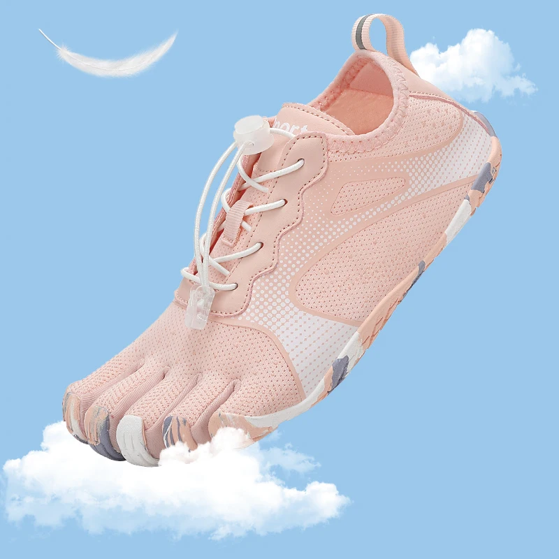 New Unisex Wider Shoes Breathable Mesh Men Barefoot Five-finger Shoes Brand Flats Soft Zero Drop Sole Wider Toe Sneakes Big Size