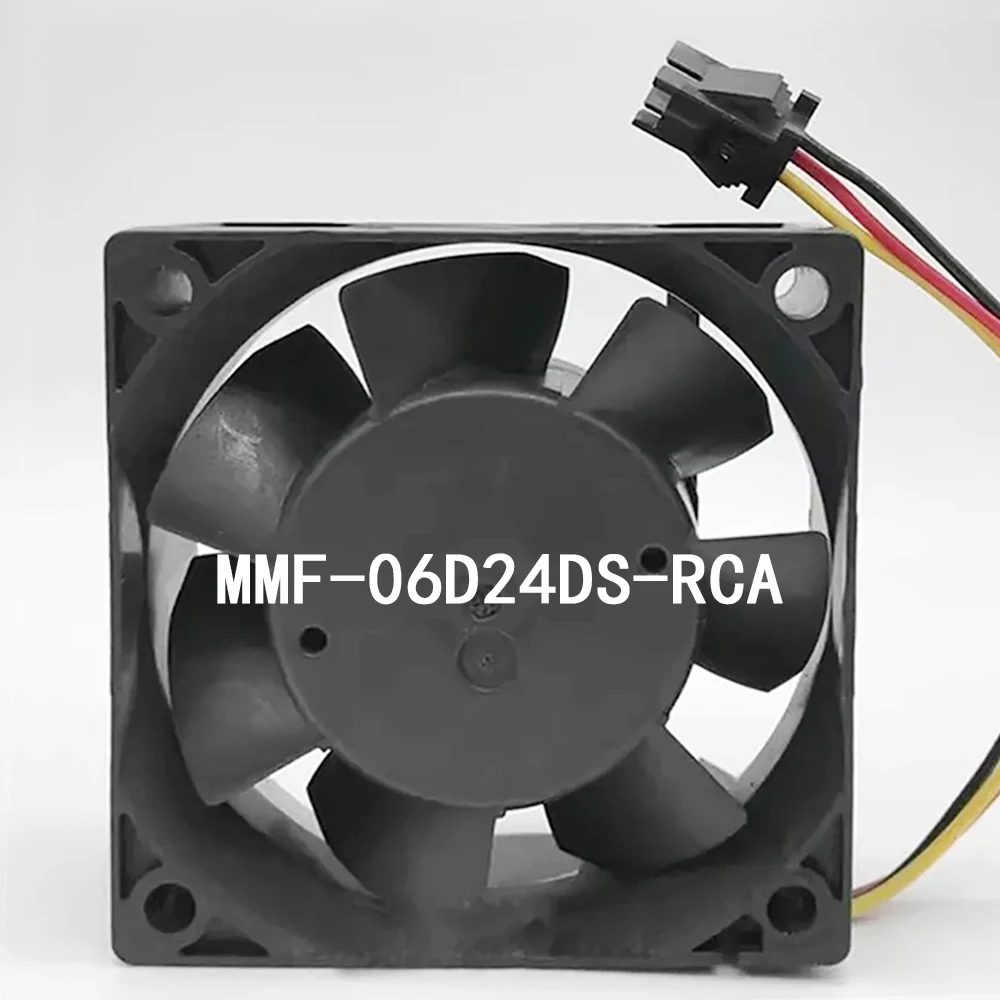 مشعاع الخزانة MMF-06D24DS-RCA 24VDC 0.09A 60*60*25 مللي متر مروحة الخادم الصناعي