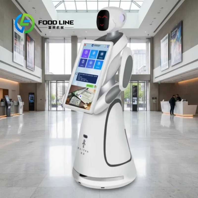 Customize Hot Sale Intelligent Humanoid Reception Robot AI Voice Interaction 21.5