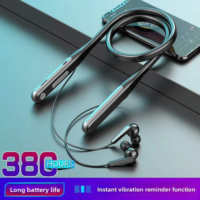 

New arrival large battery bluetooth headset halter style wireless sports magnetic high battery life card stereo headset