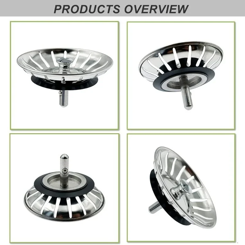 بالوعة المطبخ الفولاذ المقاوم للصدأ تصفية ، شبكة مصفاة ، استنزاف حفرة فخ ، شاشة النفايات ، غطاء اغلاق المياه ، اكسسوارات الحمام ، 1 قطعة