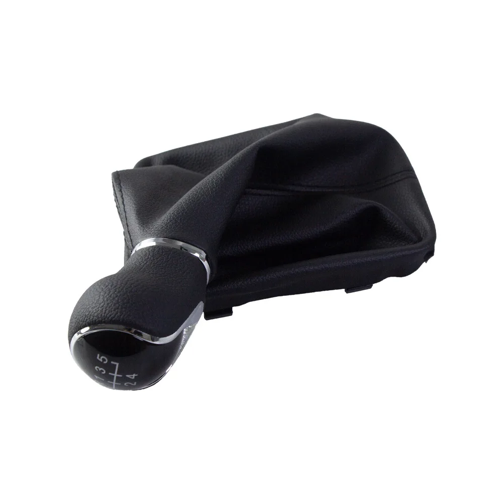 Gear Shift Knob for Seat Leon III MK3 2012-2020 LHD with Shifter Level Stick Gaiter Boot Dust Cover Car Accessories 5/6 Speed