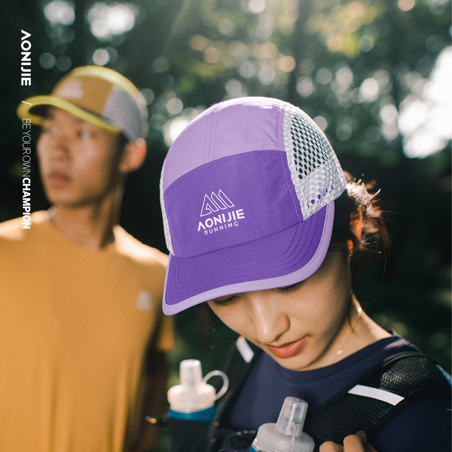 

AONIJIE Outdoor Running Caps for Men Women Breathable Visor Trucker Hat Sun Visors for Trail Jogging Golf Tennis E4635