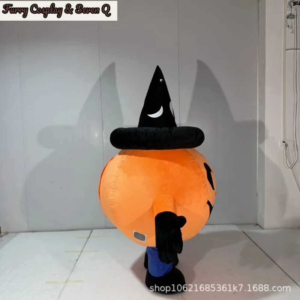 Pumpkin Ghost Inflatable Doll Costume Funny Cartoon Walking Doll Costume Theme Party Performance Prop Costume
