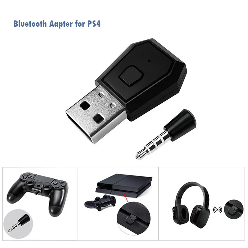 

PS5 Bluetooth Adapter dongle USB BT 3.5mm adapter for Play Station 4 Stable Performance