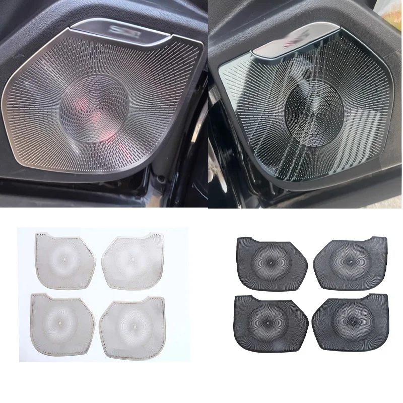 

For Chery Tiggo 9 2024 2025 Steel Car Door Speaker Frame Cover Audio Horn Protect Sticker Interior Decoration Auto Parts