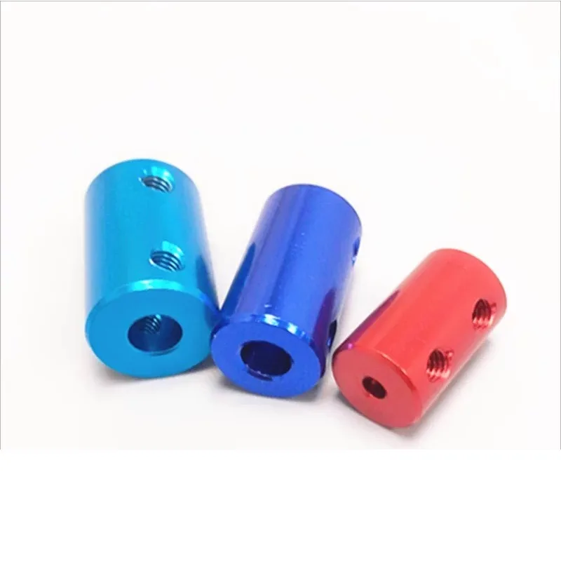 Aluminum Alloy Coupling Bore 3/4/5/6/6.35/7/8/10mm Red Blue Flexible Shaft Coupler Screw For Stepper Motor Accessories