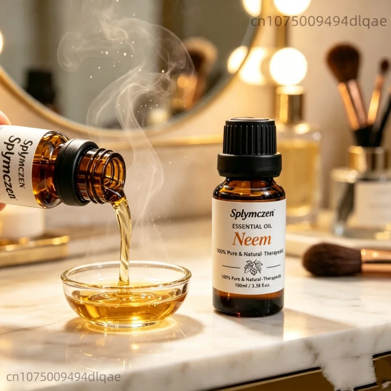 100ml Undiluted Natural Neem Oil Plant Based Fragrance Oil For Reed Diffuser Indoor Home Aromatherapy Room Air Freshener