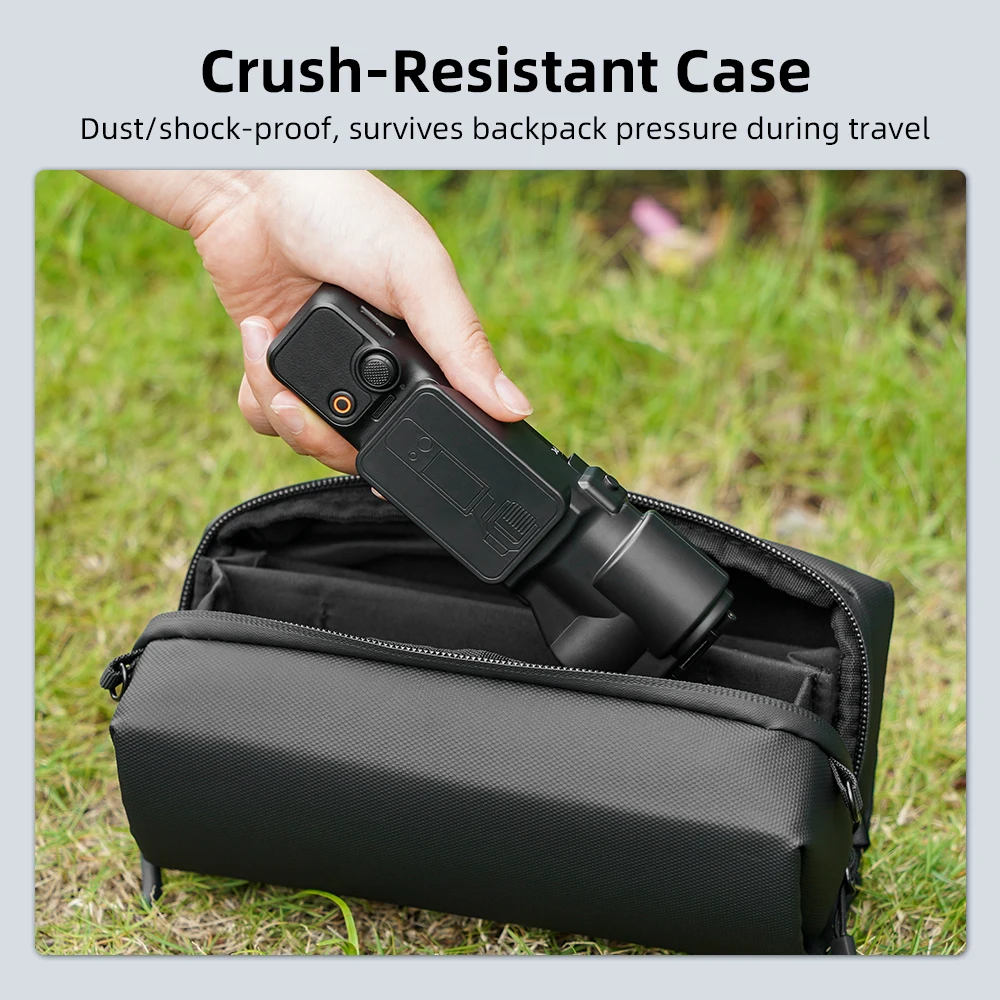 BRDRC Custodia Protettiva per Gimbal e Schermo per DJI Osmo Pocket 3, Accessori Fotocamera, Copriobiettivo, Custodia Rigida con Fodera Morbida