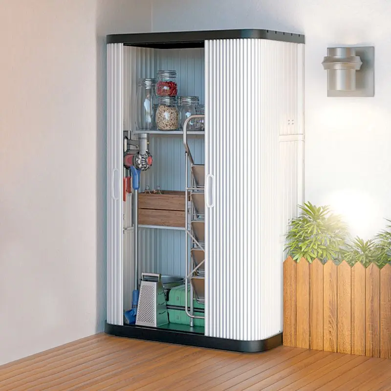 

Balcony Locker Outdoor Storage Locker Outdoor Garden Garden Household Tool Cabinet Sundry Cabinet