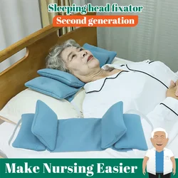 Elderly Anti Side Deviation Fixed Pillow Antimicrobial Cotton Adjustable Soft Inner Core Patient Head Support Cervical Pillow