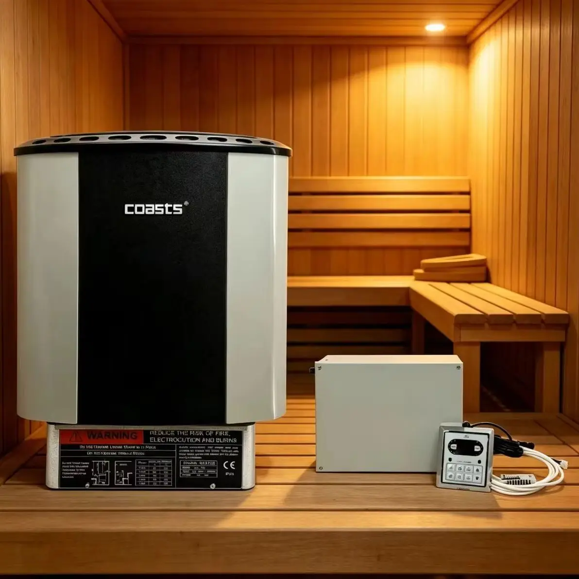 CA-45C 4.5KW Digital display external control sauna stove