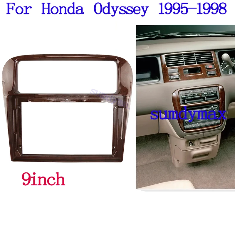 

Car Android Radio Frame Audio Panel Car Multimedia Frame 9" Fascias For Honda Odyssey 1995-1998 car fascias