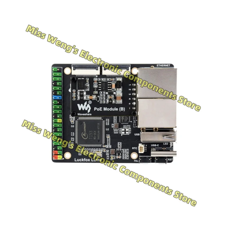 Luckfox Lume Development board T153 multi-core heterogeneous processor Arm Cortex-A7 supports dual gigabit