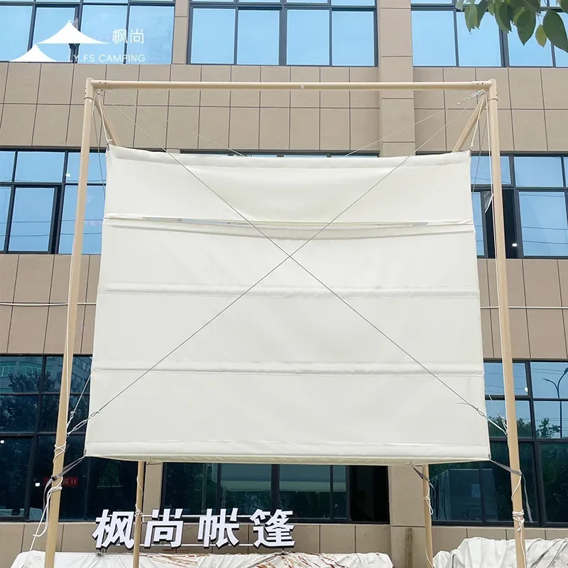 Outdoor Square Tent Oxford Cloth Waterproof Canopy Camping Lantern Style for Restaurant Bar Camp Internet Celebrity Photo